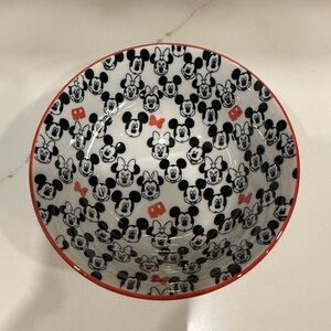 Decorative, ceramic Mickey Mouse bowl